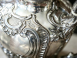 Rococo‑style Repoussé Sterling Silver Three‑Piece Set